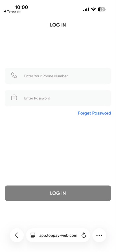 Toppay Login